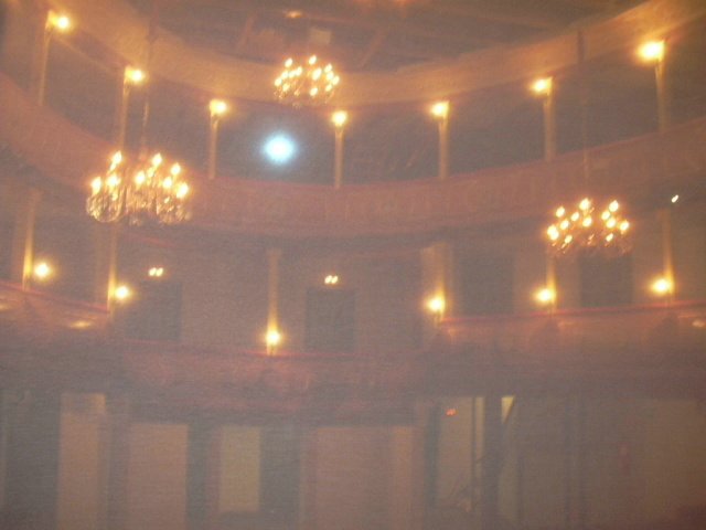 Palcos del Corral de Comedias vistos desde el escenario (Corral de Comedias)