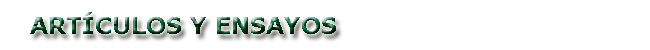 Artículos y Ensayos