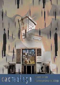 Cartel para el Centro de Arte Contemporáneo de Málaga por Belén Vázquez 