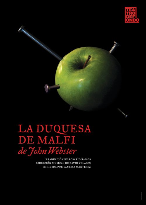 Cartel para La Duquesa de Malfi de Teatro de Fondo