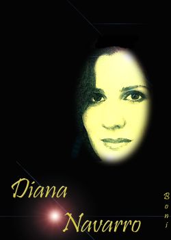 Diana Luna. Cartel para la cantante Diana Navarro, creado por Boni