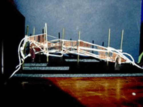 Escenografía para La Duquesa de Malfi de Teatro de Fondo