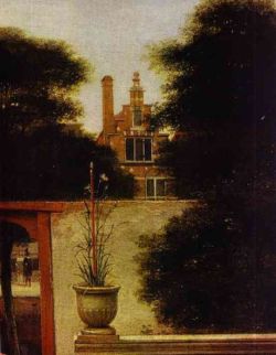 Pieter de Hooch. A Mistress and Her Maid. Detail. 1660s. Oil on canvas, 53 x 42. The Hermitage, St. Petersburg, Russia