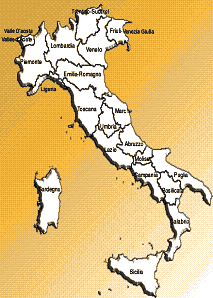 Mapa de Italia