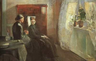 Edvard Munch, Spring, 1889, oil on canvas, National Gallery, Oslo.