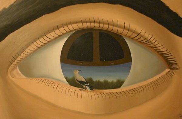 Ventanas a tu alma, el cuadro se llama Window to your soul