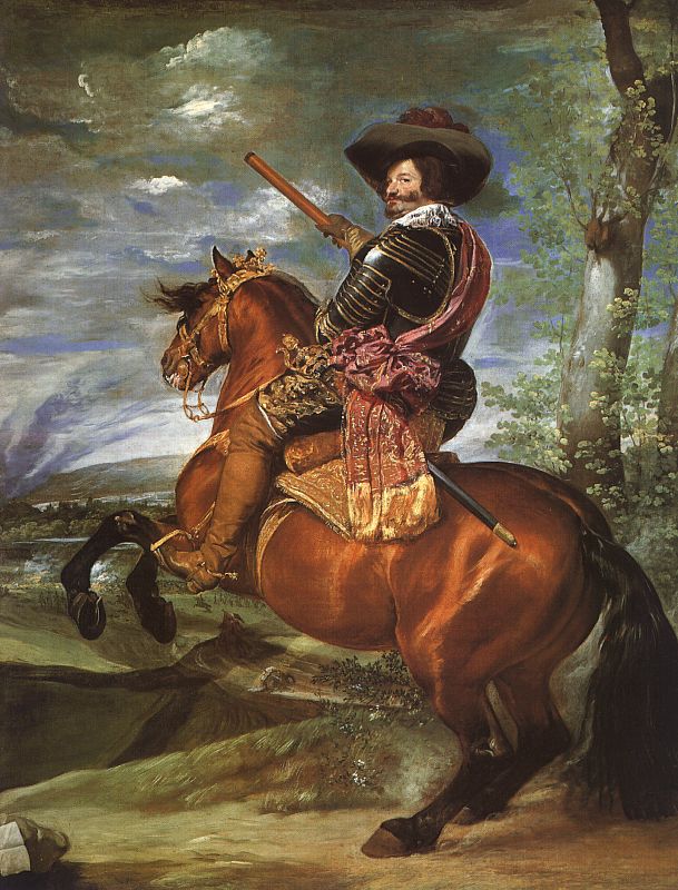 Retrato ecuestre del Conde Duque de Olivares, 1634, Madrid, Museo del Prado