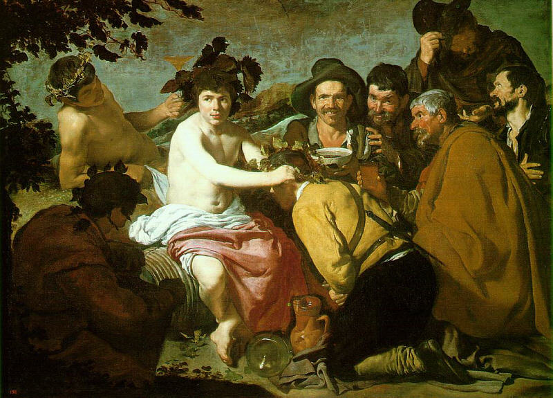 El triunfo de Baco, Los Borrachos, Madrid, Museo del Prado