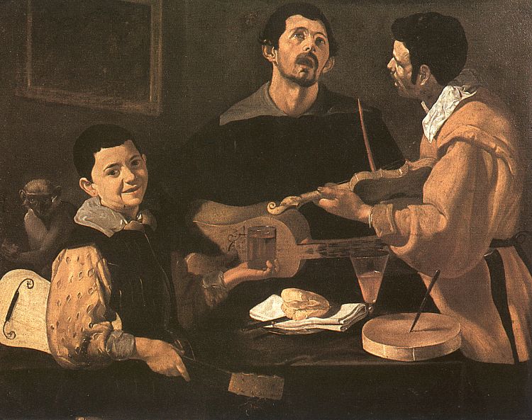 Tres msicos, Berln, Gemldegalerie