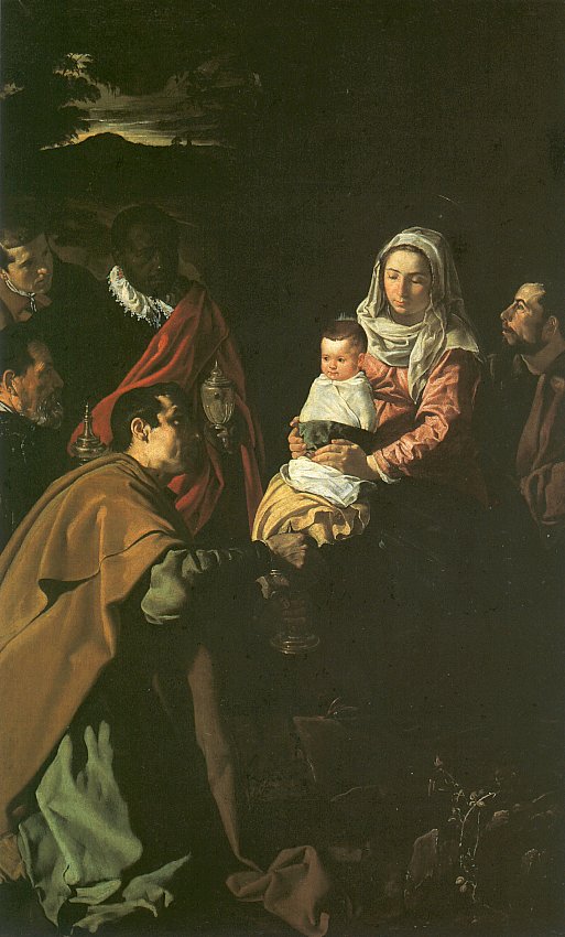 La Adoracin de los Magos, Madrid, Museo del Prado